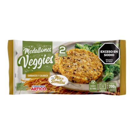 Medallones de garbanzos y calabaza